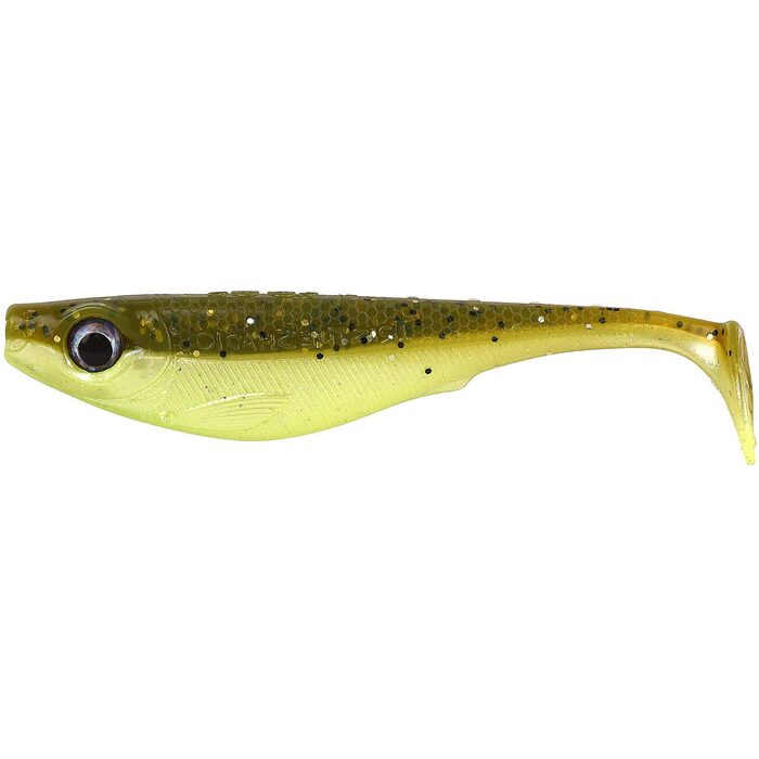 Spro Iris The Shad 10cm UV Brown Chartreuse