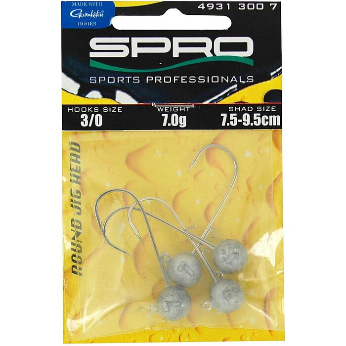 Spro Jighead Long and Round 1-0-3.5gr