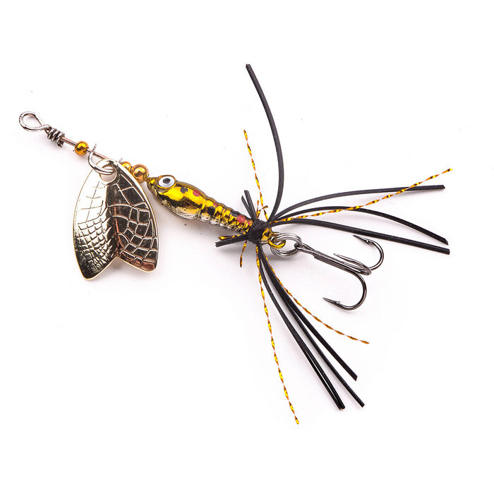 Spro Larva Mayfly Micro Spinner Treble 5cm 4gr Brown Trout