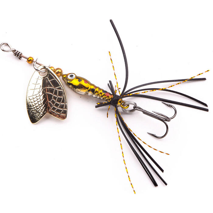 Spro Larva Mayfly Micro Spinner Treble 5cm 4gr Brown Trout