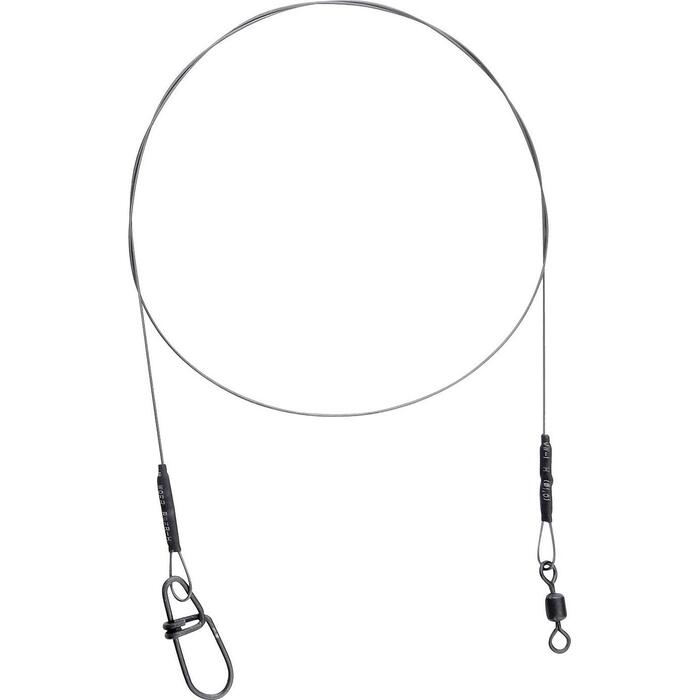 Spro Matt Black Leader 1x1 Titanium 0.4mm 40cm 15kg 1st