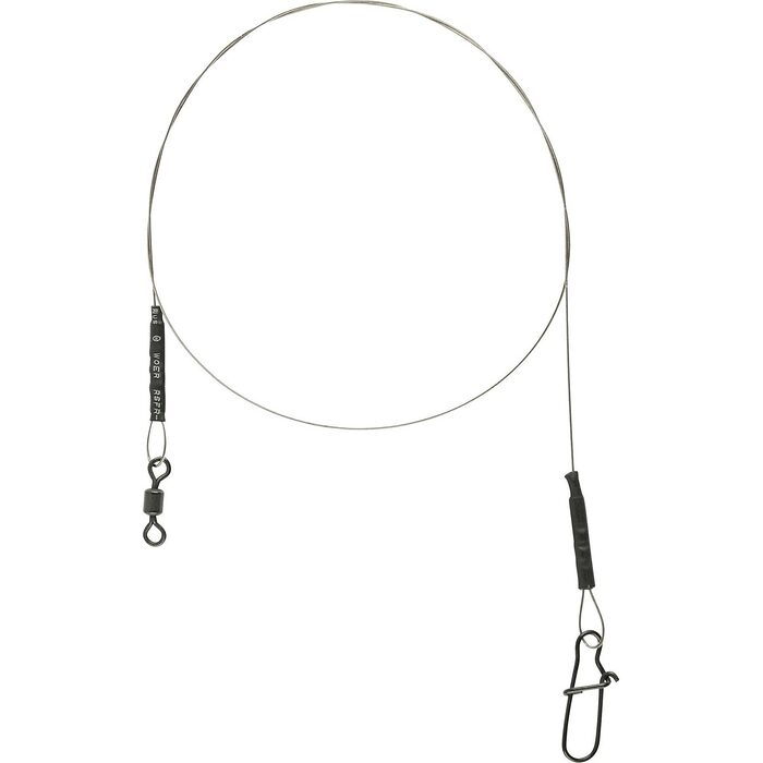 Spro Matt Black Leader 1x19 Wire 0.50mm 14kg 40cm