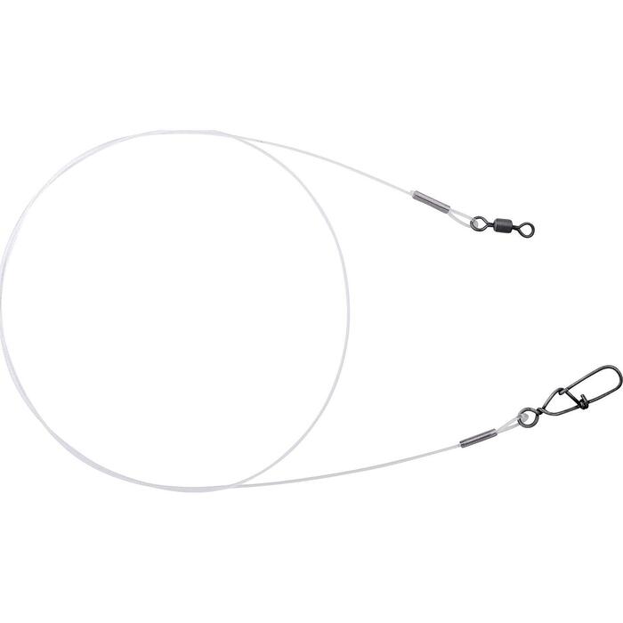 Spro Matt Black Fluorocarbon Leader 0.45mm 40cm 15kg 2st