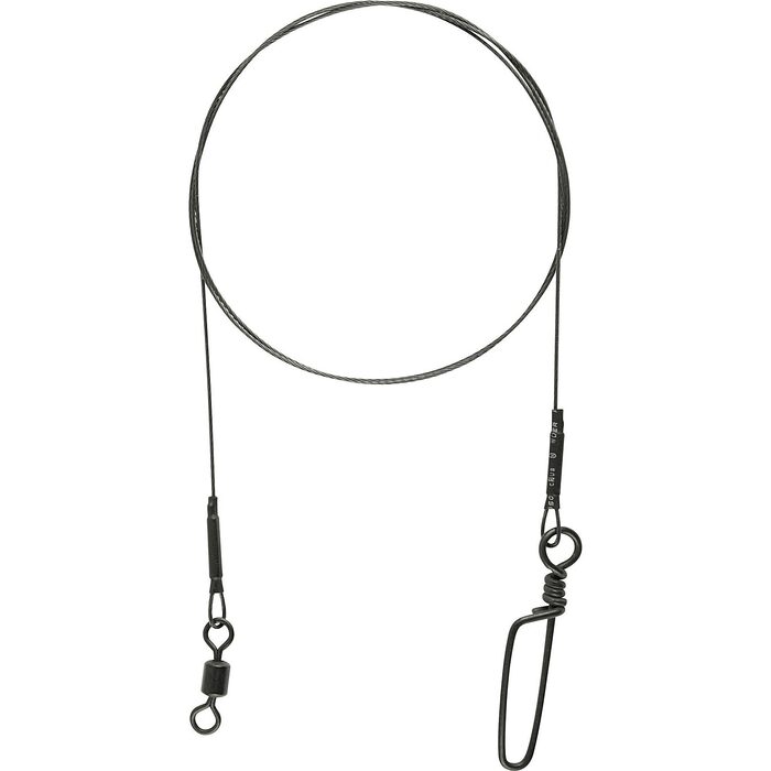 Spro Matt Black Leader Titanium 1x7 0.44mm 18kg 40cm