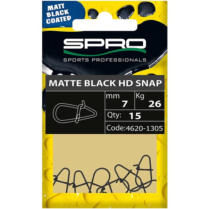 Spro Matte Black HD Snap 6mm 21kg
