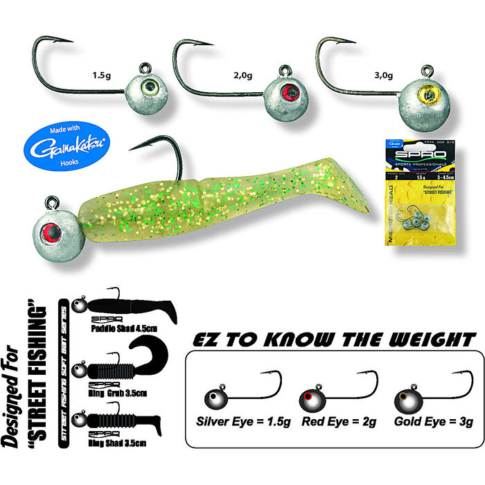 Spro Micro Jighead Jig 29 Hook #2 2gr 5st