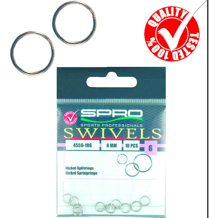 Spro Nickel Splitring 10mm