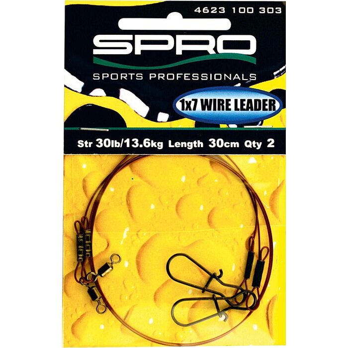 Spro Pike Fighter Wire Leader 1x7W 18.2kg 30cm