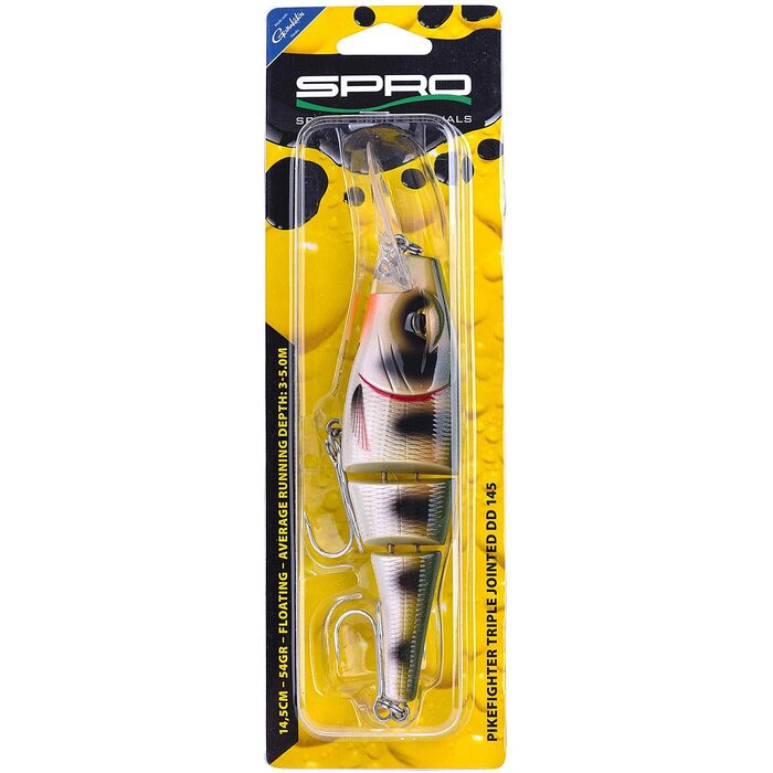 Spro Pikefighter Triple Jointed 14.5cm 54gr UV Perch