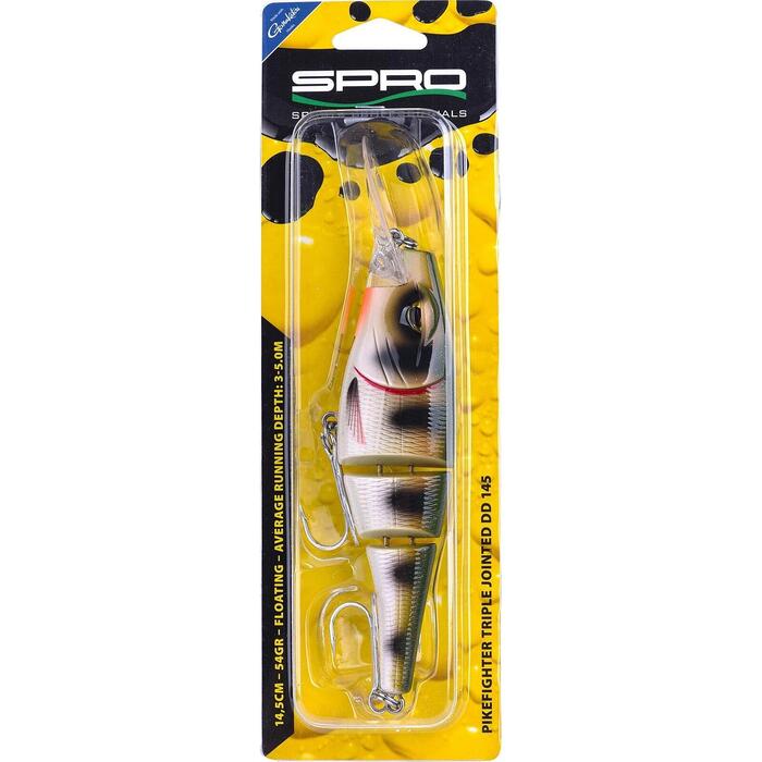 Spro Pikefighter Triple Jointed 14.5cm 54gr UV Perch