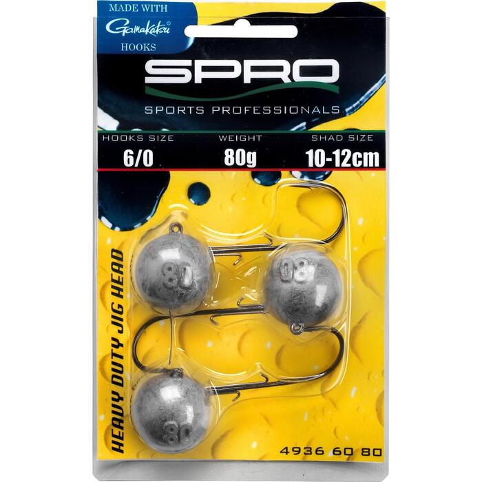 Spro Round Jighead HD Special Jig #10/0 80gr