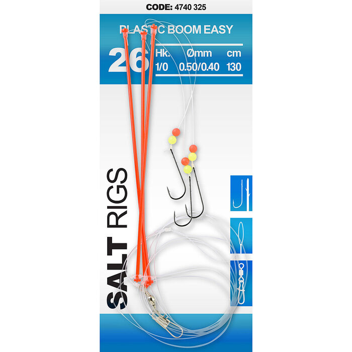 Spro Saltwater Salt Rig #26 Plastic Boom Easy #6 0.50mm-0.35mm
