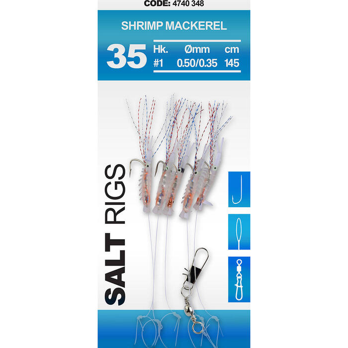 Spro Saltwater Salt Rig #35 Shrimp Mackerel #1