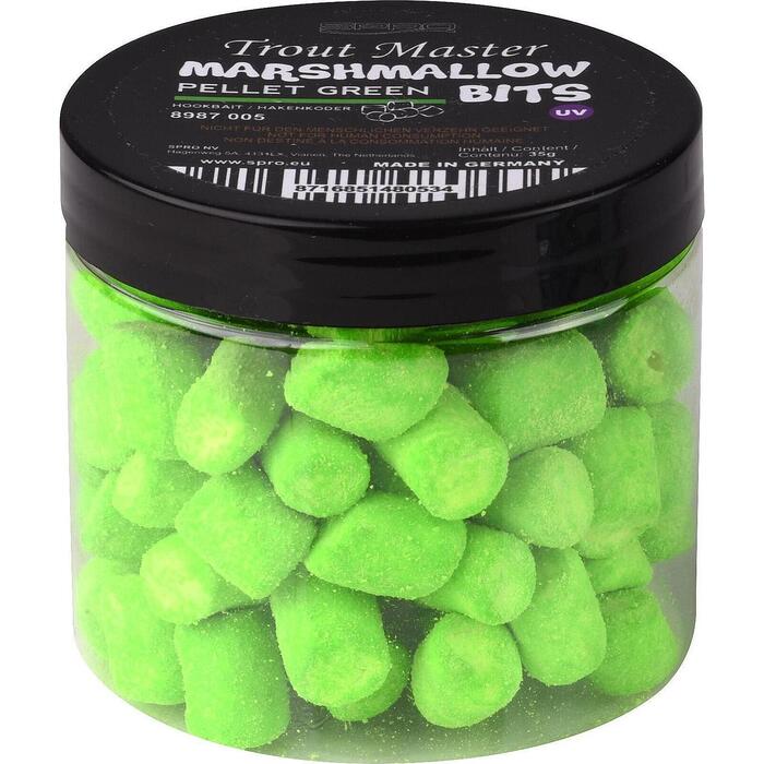 Trout Master Marshmallows Green Pellet