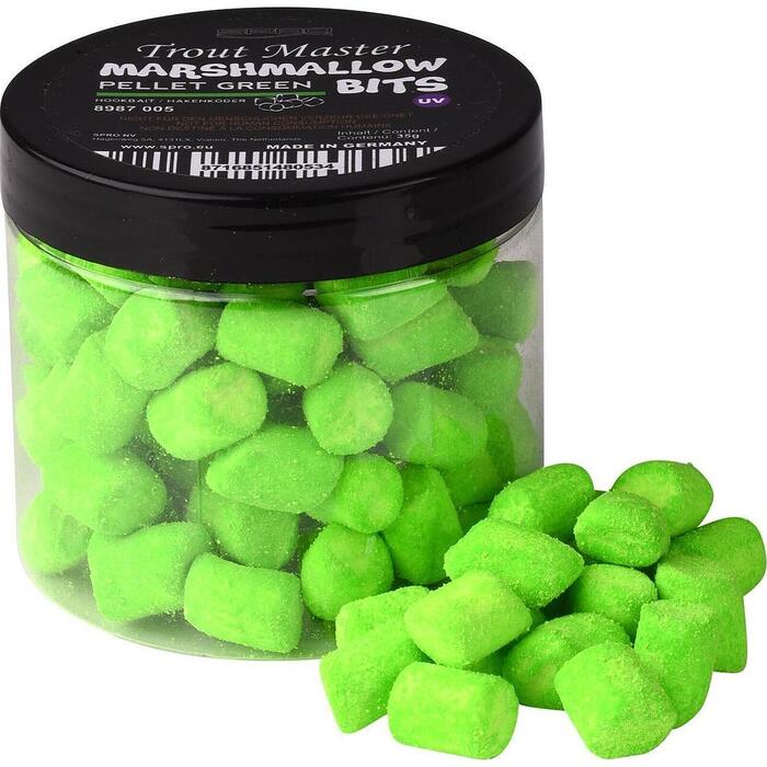 Trout Master Marshmallows Green Pellet