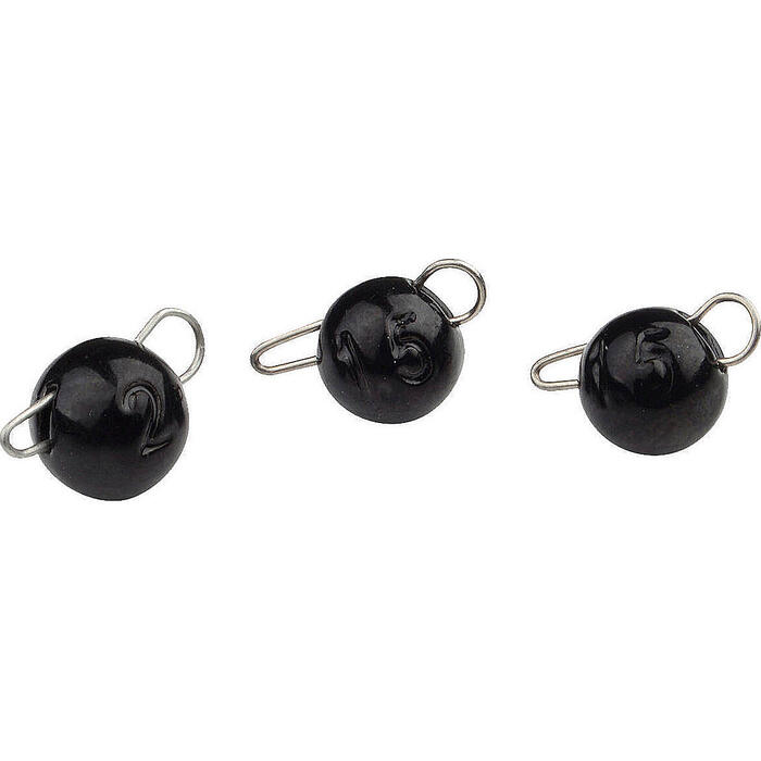 Trout Master Tungsten Bottom Jig Black 1.5gr 3st