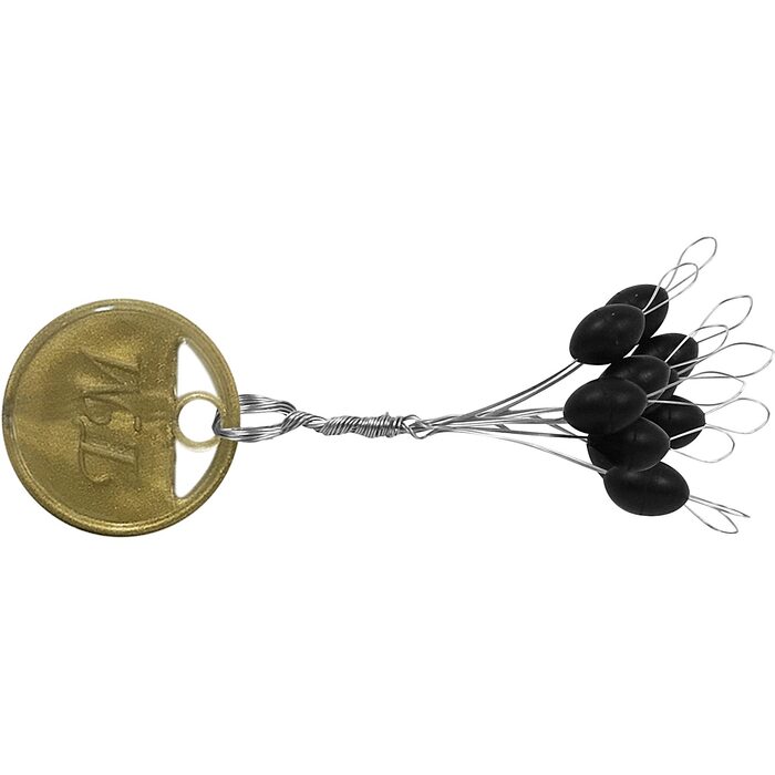 Trout Master Soft Stopper Olives L 4.3mmx2.4mm 10st