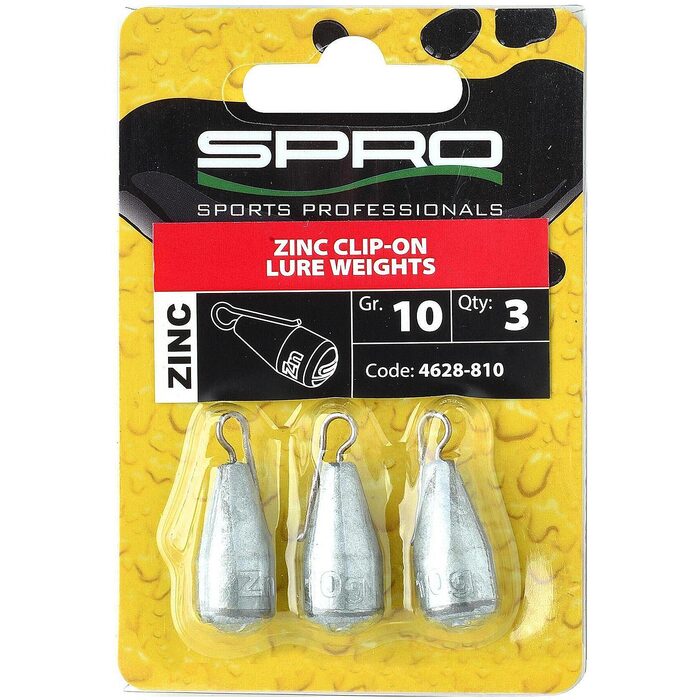 Spro Zinc Clip-on Lure Weights 5gr 3 stuks