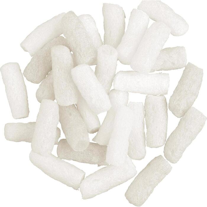 Pole Position Soluble Foam Chips White