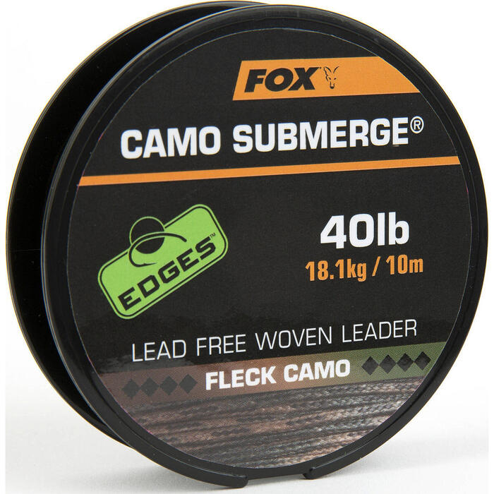 Fox Submerge Camo Leader 40lb - 10m