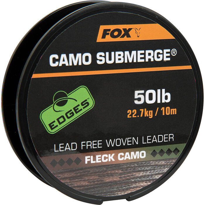 Fox Submerge Camo Leader 50lb - 10m