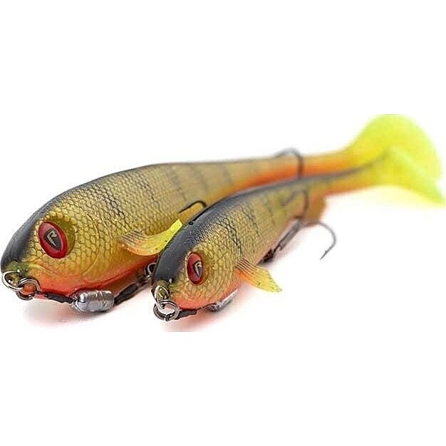 Fox Rage Super Slick Shad Loaded 18cm UV Natural Perch
