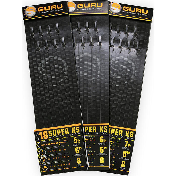 Guru Super XS Spade Pole Rigs 15cm 0.17mm #16