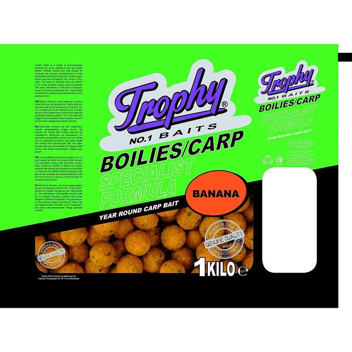 Trophy Bait Boilies Banana 15mm 1kg