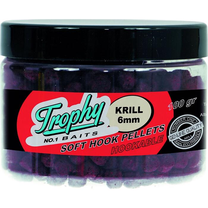 Trophy Bait Soft Hook Pellets 6mm Krill