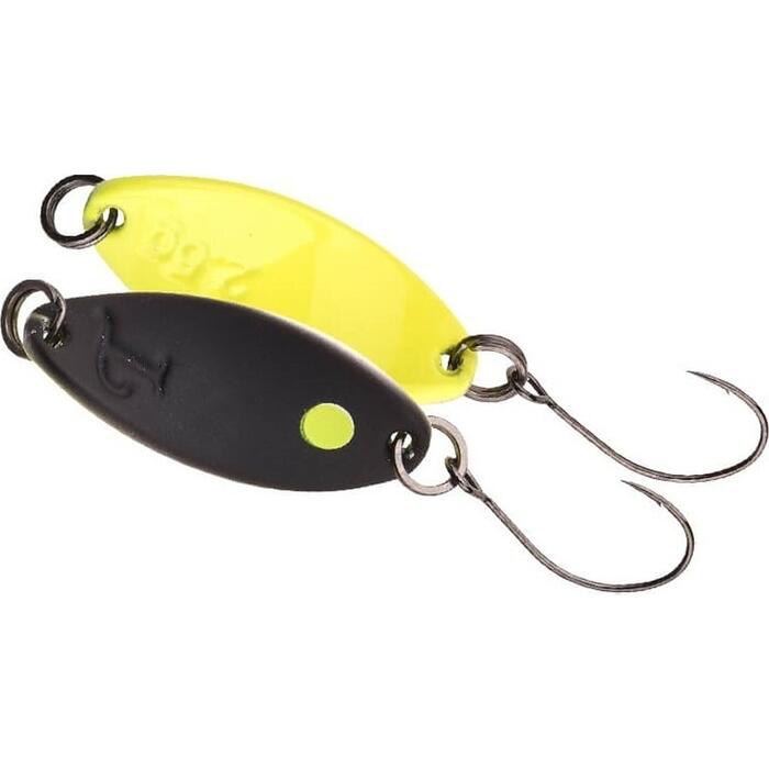 Trout Master Incy Spin Spoon 1.8gr Black/Yellow