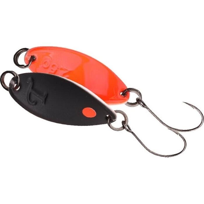 Trout Master Incy Spin Spoon 2.5gr Black/Orange