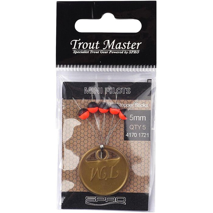 Trout Master Mini Pilots 5mm Black/Red