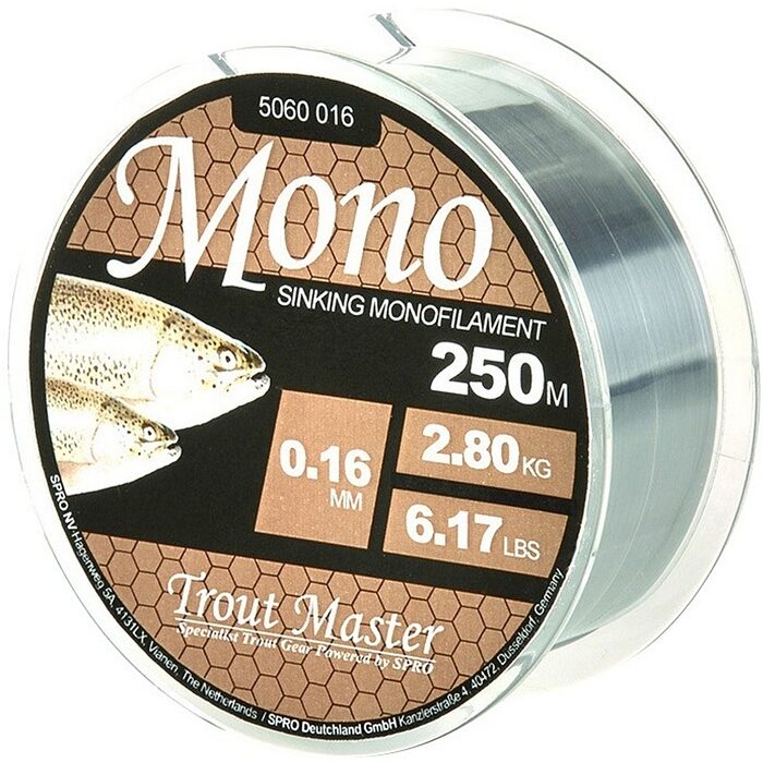 Trout Master Mono Translucent 200m 0.20mm 4.20kg