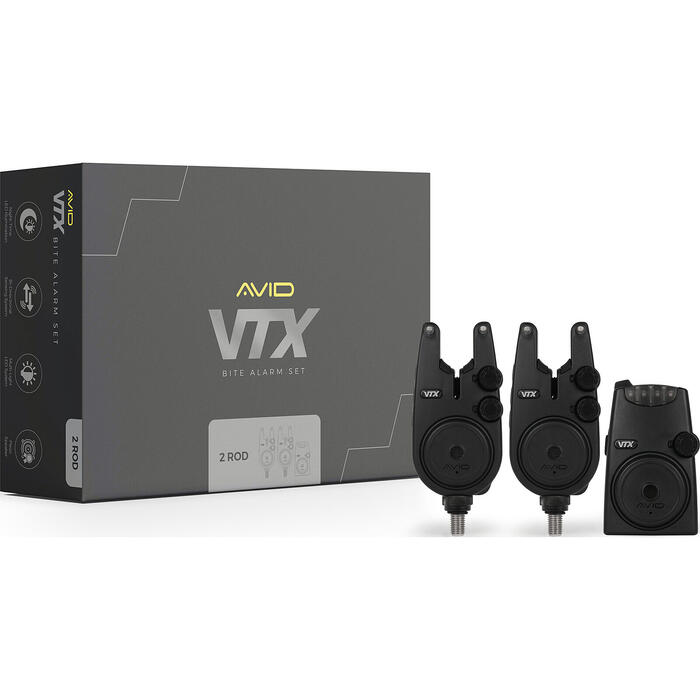 Avid VTX 2+1 Bite Alarm Set