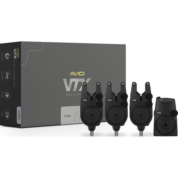 Avid VTX 3+1 Bite Alarm Set
