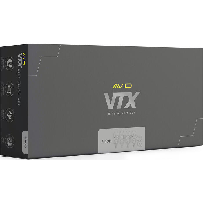 Avid VTX 4+1 Bite Alarm Set