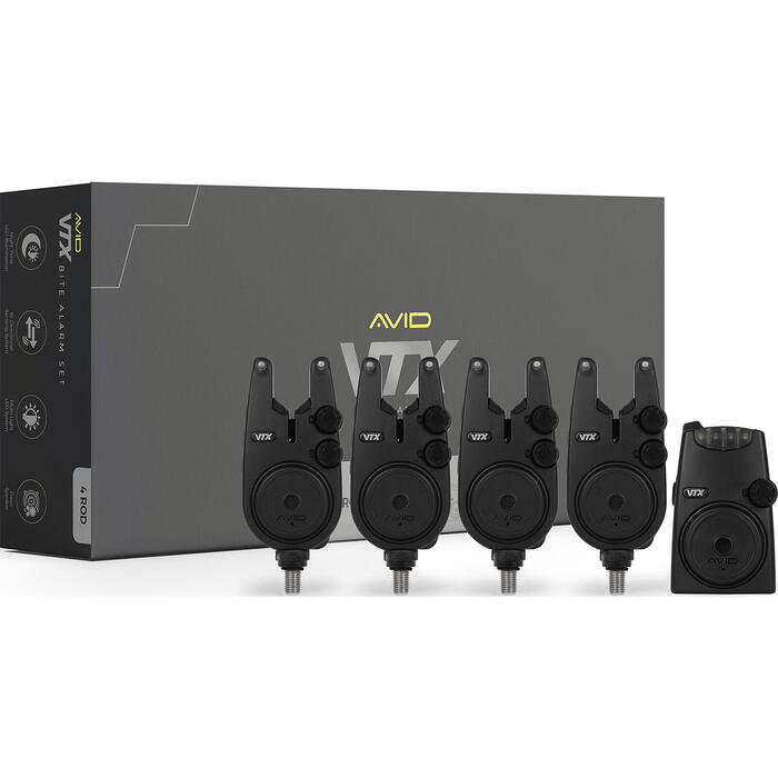 Avid VTX 4+1 Bite Alarm Set