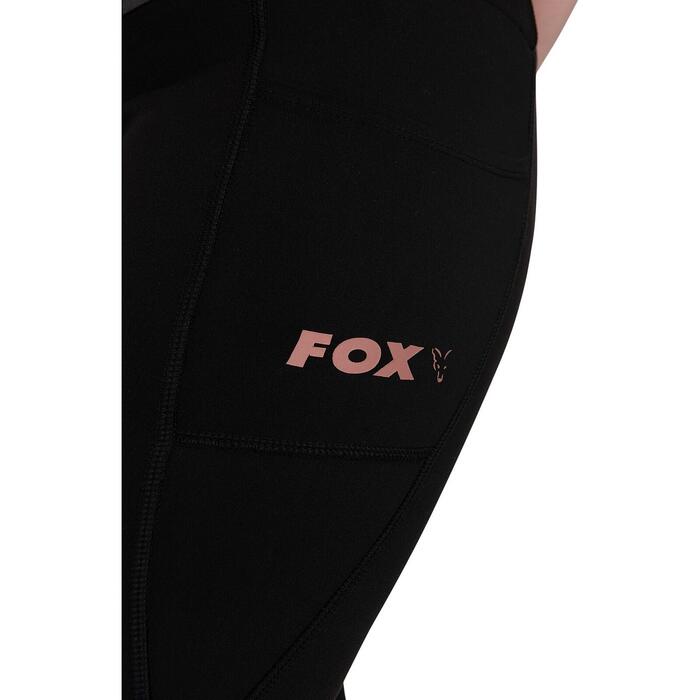 Fox WC Black LINED Leggings L