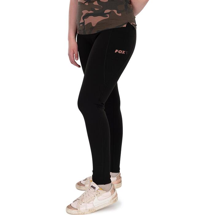 Fox WC Black LINED Leggings L