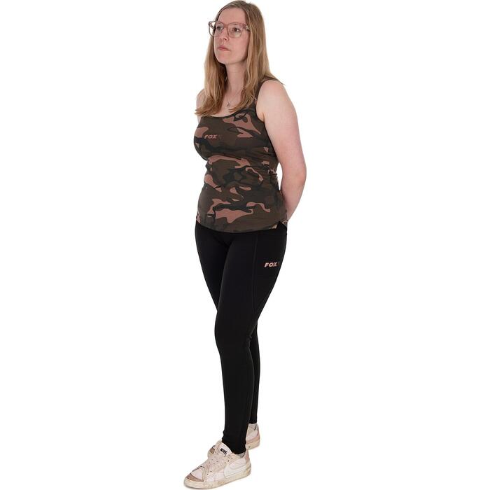 Fox WC Black LINED Leggings L