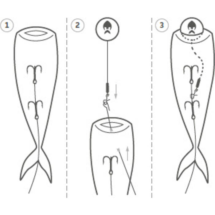 Westin Bait Poppers R 'N R Ø17mm 60mm+100mm 2pcs Red
