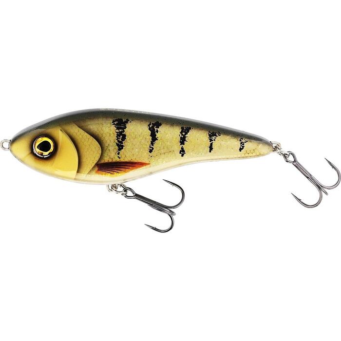 Westin Jerk 14cm 65gr Sinking 3D Amber Perch
