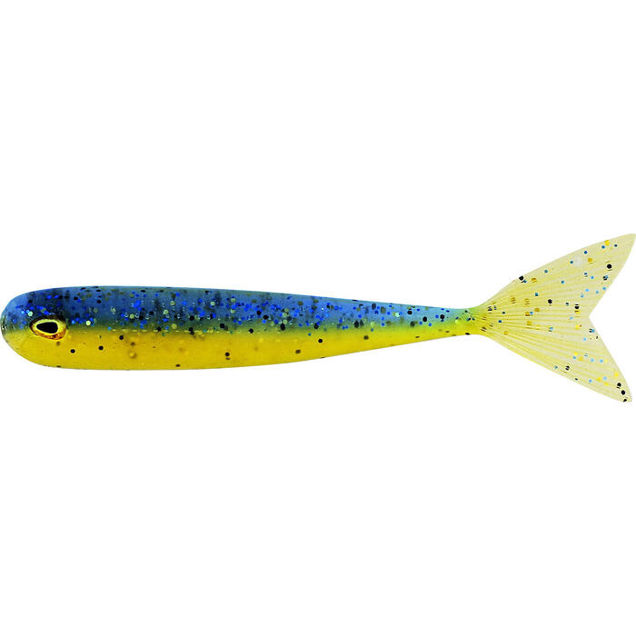 Westin MegaTeez V-Tail 9cm 4gr Blue 'n Yellow 3st