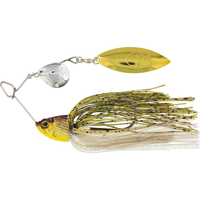 Westin MonsterVibe Colorado Silver + Willow Gold 21gr Grijs/Zilver
