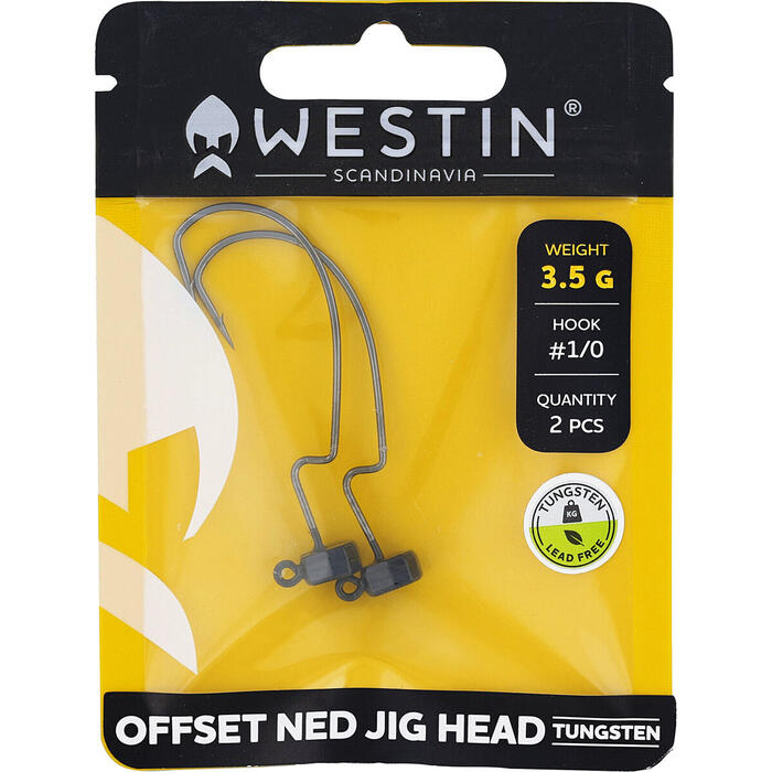 Westin Offset Ned Jig Head Tungsten #3/0 7gr