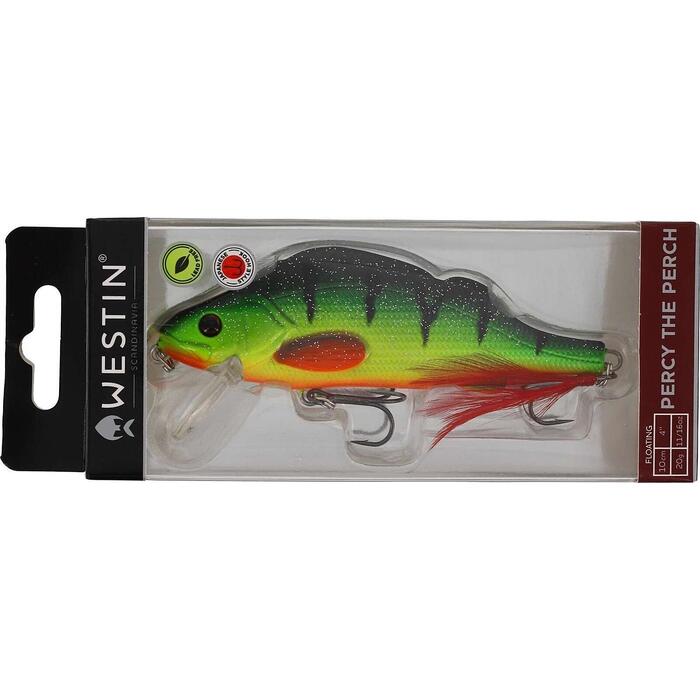 Westin Percy the Perch Crankbait 10cm 20gr Floating Fancy Firetiger