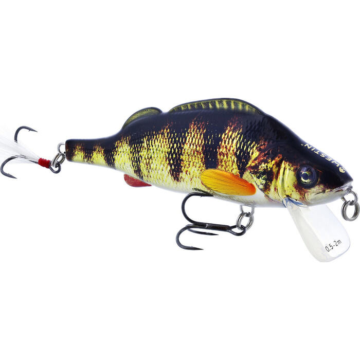 Westin Percy the Perch Crankbait 10cm 20gr Floating Real Motoroil Perch