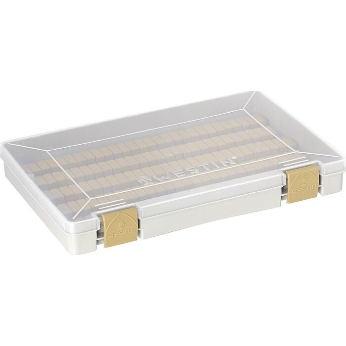 Westin W3 Jig Box 135 Slots 27.4x18x4cm Grey/Clear