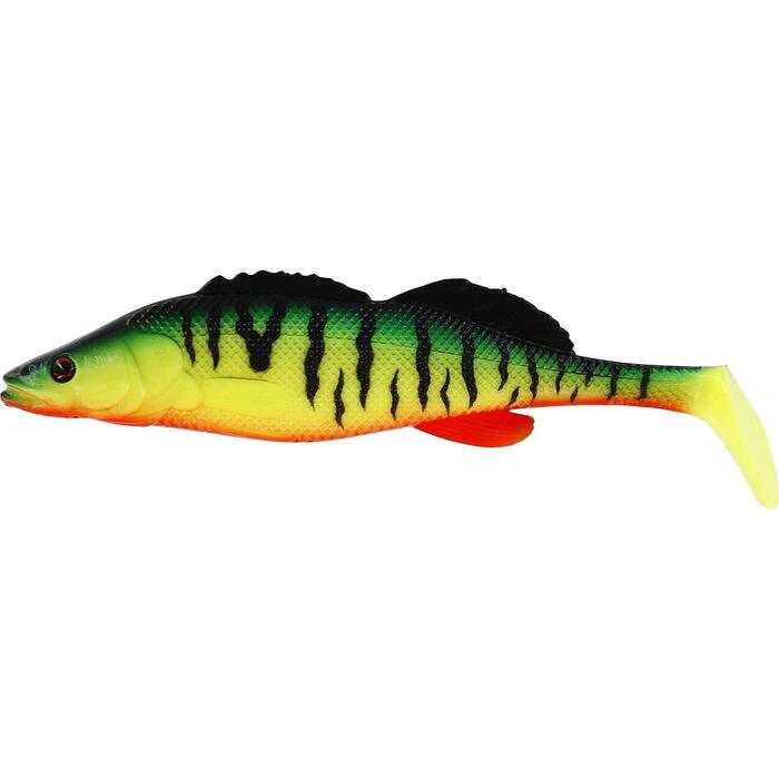 Westin ZanderTeez Shadtail 12cm 21gr Crazy Firetiger 25 stuks