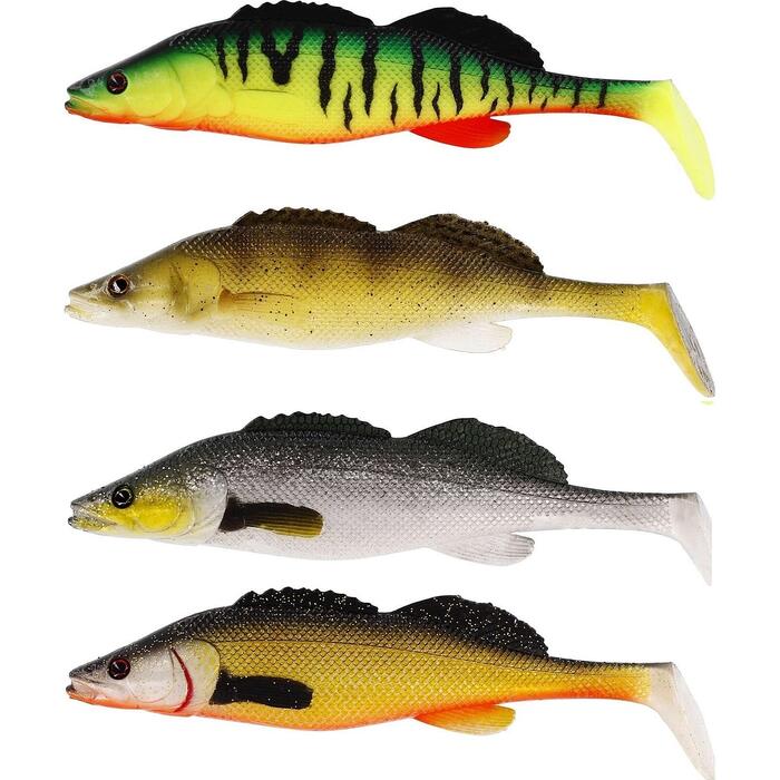 Westin ZanderTeez Shadtail Mixed Colorpack 5 stuks 12cm 21gr